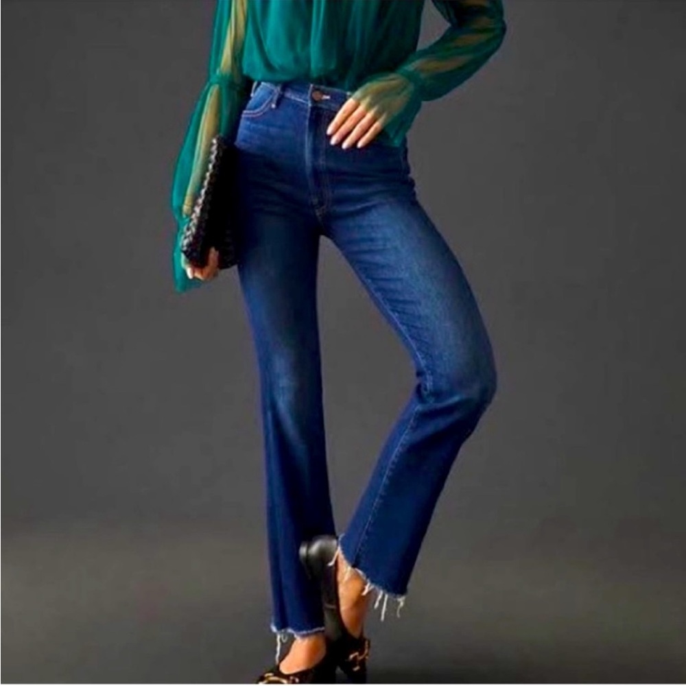 MOTHER The Weekender Fray Denim Jeans Size 28